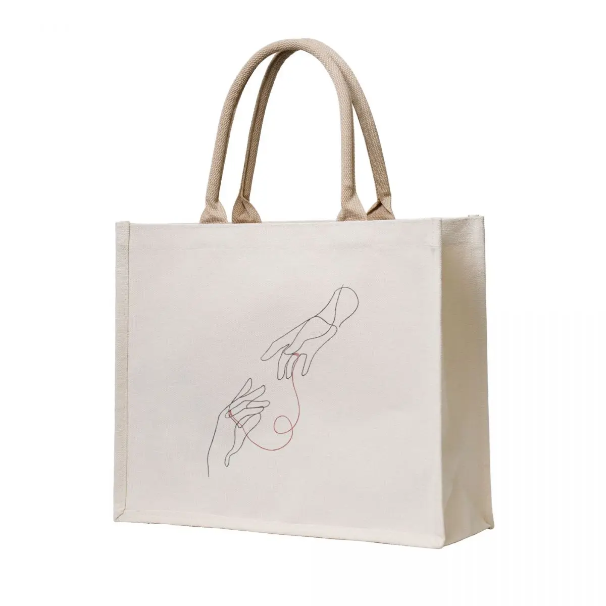 Red String Tote Bag Eco bag tote bag bags luxury women Candy bags
