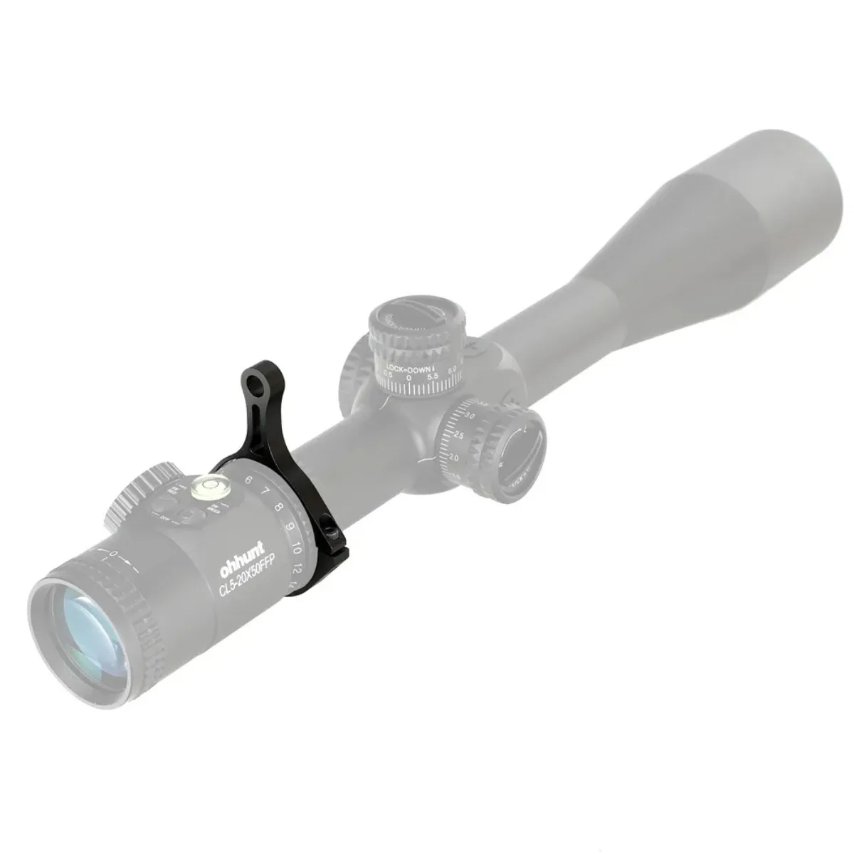 Tactical 4-14x44 1-6x24 Scope Magnification Adjustment Kit Accessories Throw Lever for 42mm - 47mm Diameter Scope