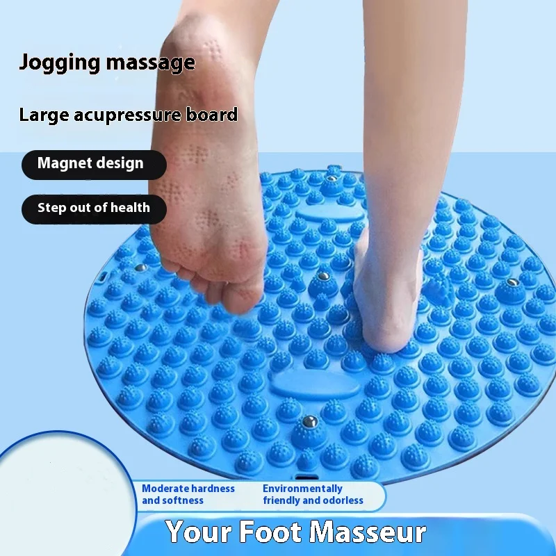 1 шт. нескользящий круглый коврик для акупрессуры для ног, коврики для тренировки ног, облегчение боли в ногах, домашнее оборудование для йоги и фитнеса