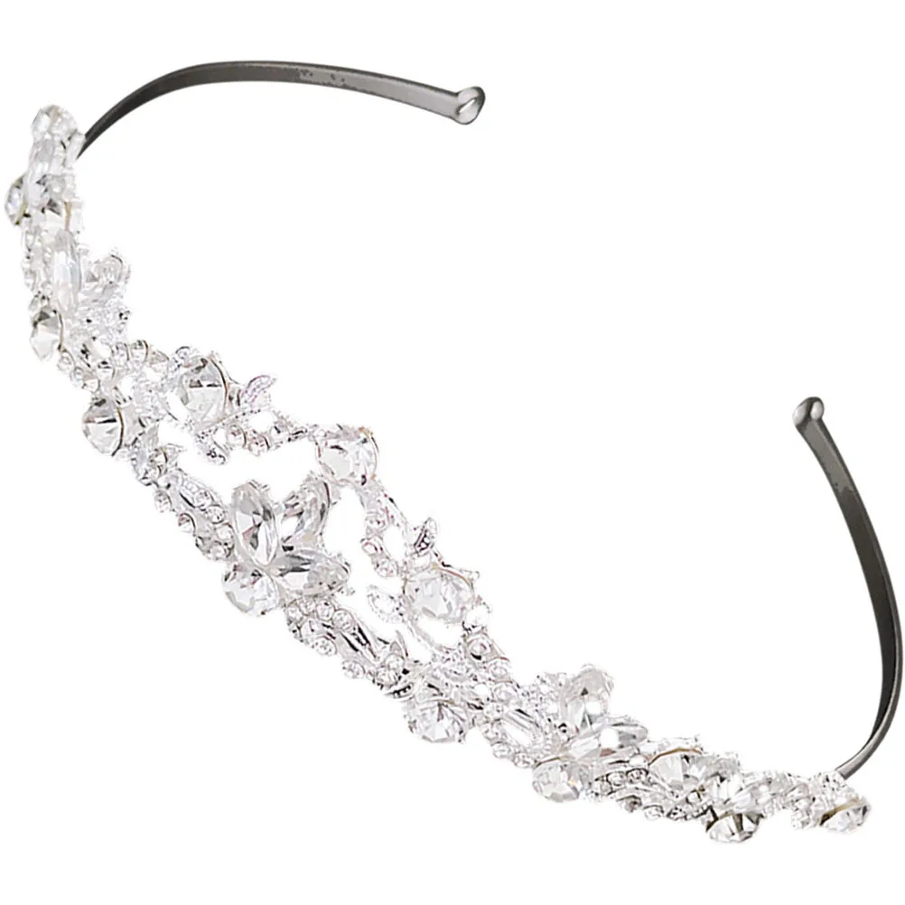 

Wedding Bride Rhinestone Tiara Crown Elegant Headband Birthday Tiara for Women Birthday Crown Hair Accessories