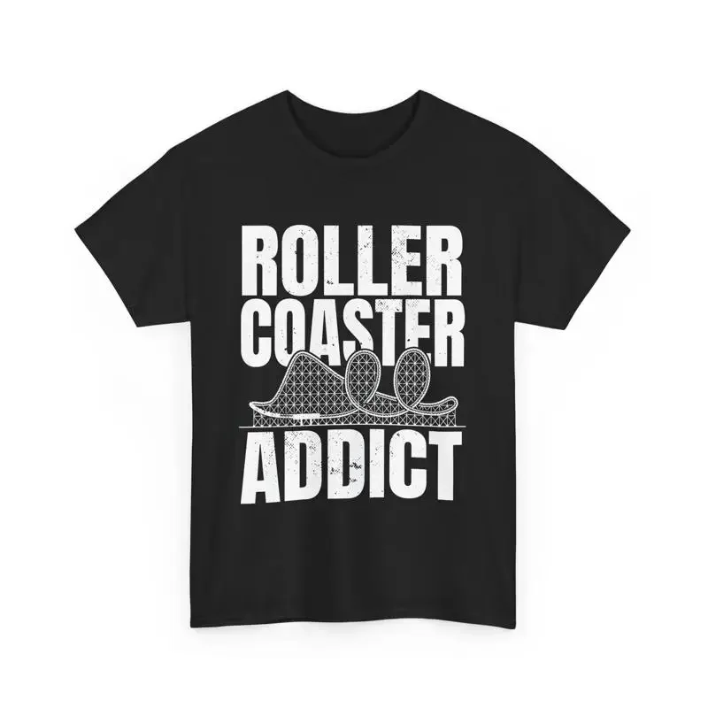 

Amusement Park Lover Theme gift Roller Coaster Addict T Shirt