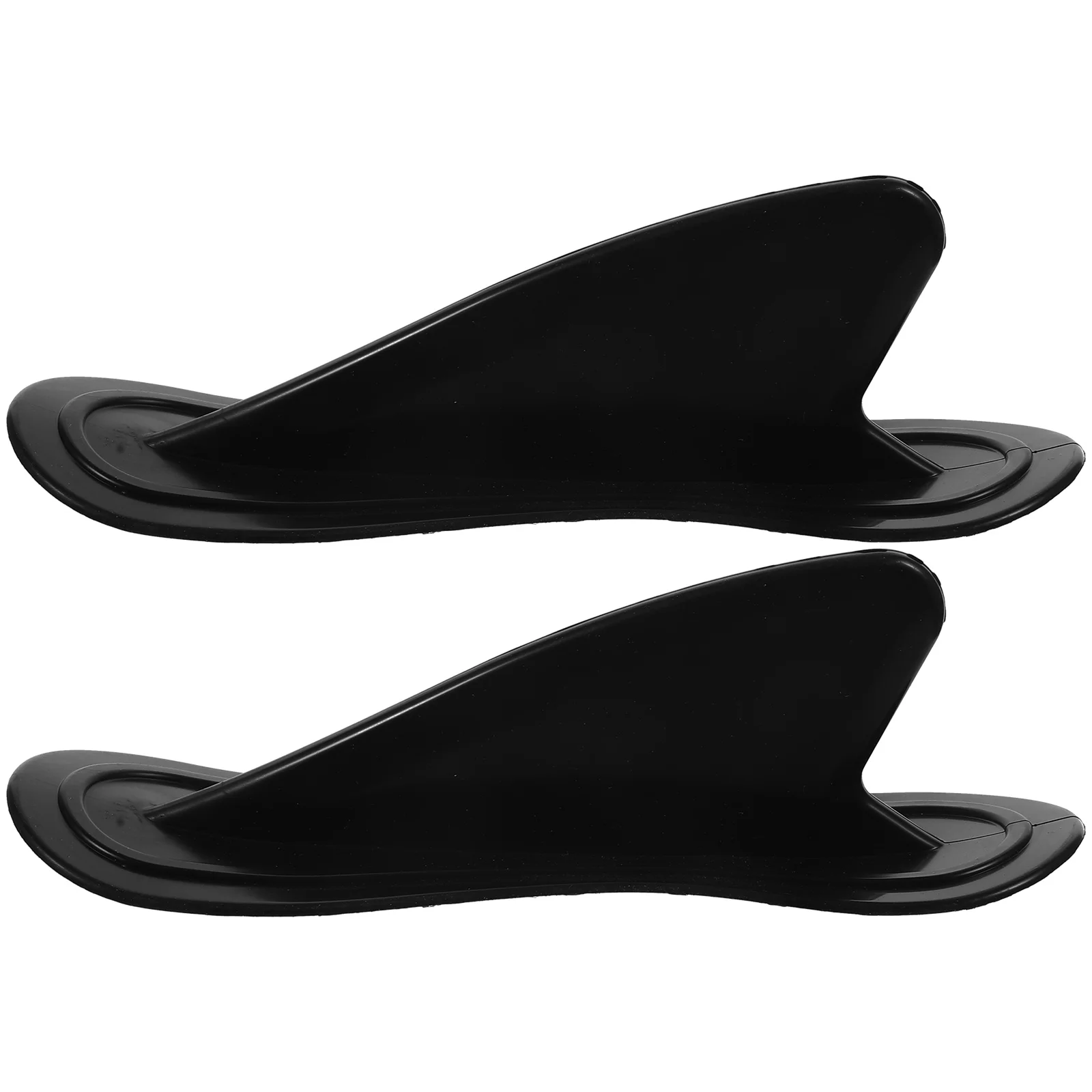 2 Pcs Rudder Surf Fins Stick Kayak Paddle Boats Surfboard Tail Shark-fin Inflatable Marine