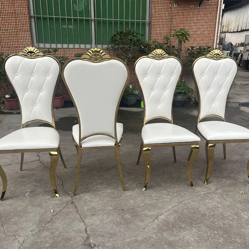 Stainless Steel Dining Chair Gold Stainless Steel Wedding Chair Banquet Chair Hotel Wedding  Corolla  Hotel Dining