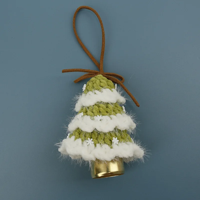 2026 Gehäkelter Weihnachtsbaum-Anhänger, Fertiggestellter Handgewebter Weihnachtsanhänger, Liebliches Geschenk – Detail 6