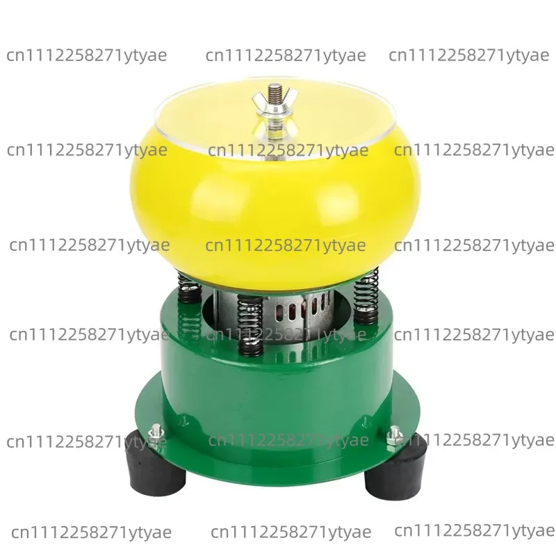 6 Inch Vibratory Tumbler for Jade Agate Polishing, Rock Stone Grinder Machine, Efficient Barrel