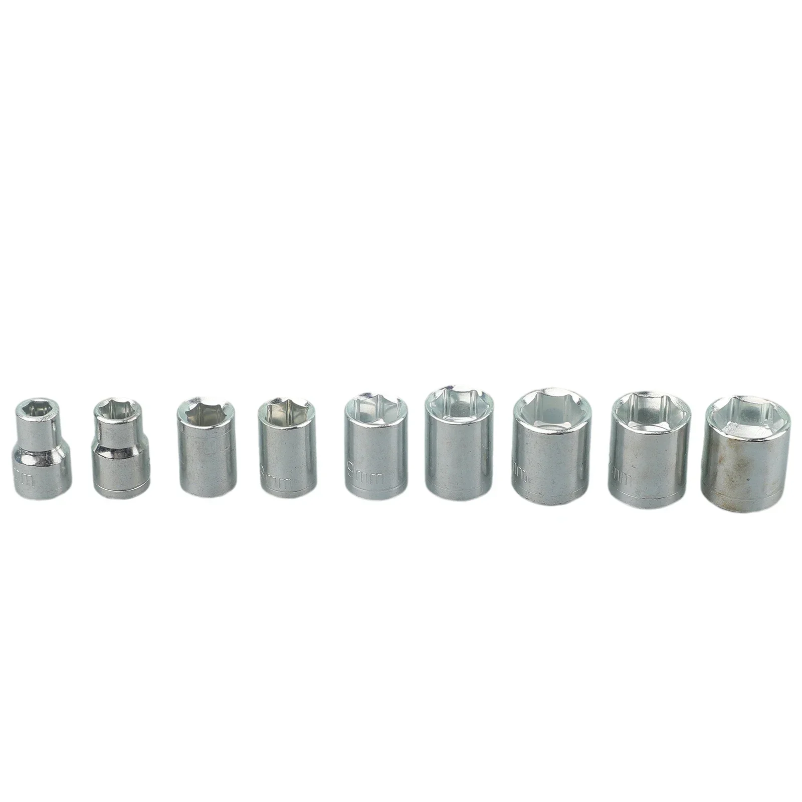 9 pz 1/4 Pollici Drive In Acciaio Al Carbonio Prese Esagonali Strumenti di Riparazione Utensili A Mano Accessori Strumento di Rimozione Dado Per Chiave A Cricchetto trapano elettrico