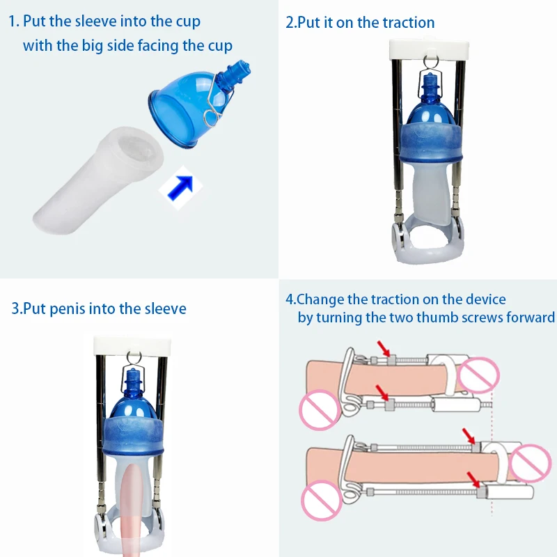 Accessories Penis Pump Sex Toys Men Sleeve Belt Vacuum Cup Replacement For Dick Extender Enlarger Stretcher Enhancer Big Trainer