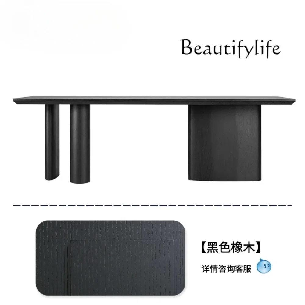 NEW Solid wood desk and chair combination modern simple study home office writing workbench fashionable