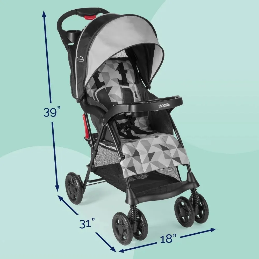 

Cloud Sport Lightweight Stroller for Child/Toddler, Unisex Gray