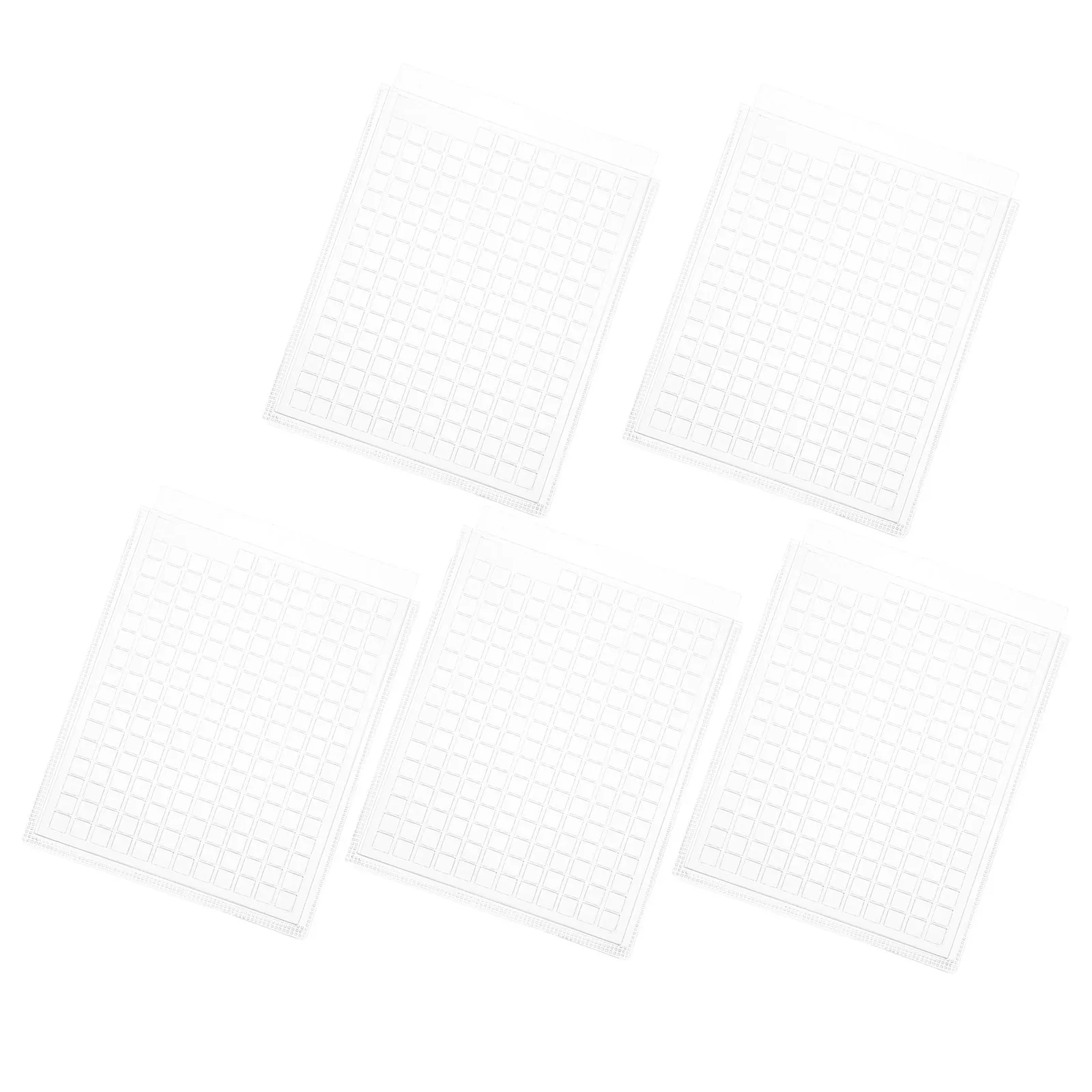 

5Pcs Clear Portable Storage Box Transparent Drawers Organizer Nail Tools Jewelry Beads Display Case Mini Travel Storage Box