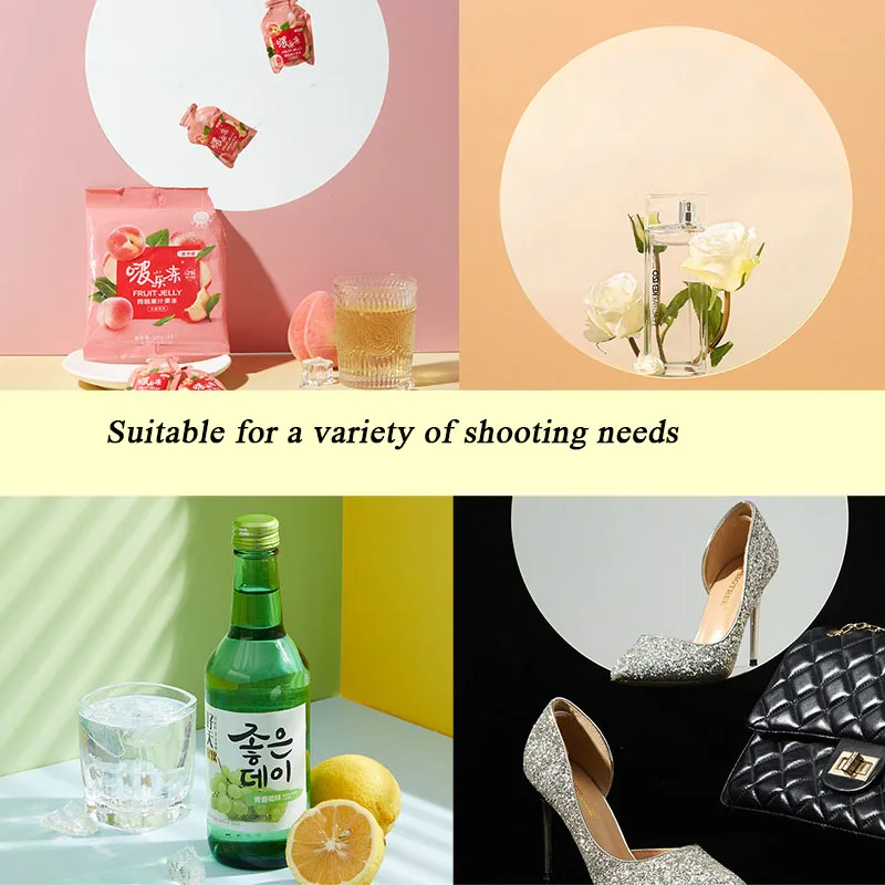 40*40cm Background Panel PVC Foamed Board Double-sided Wall Hole Background Shooting Set Photography Food Drink Makeup Set