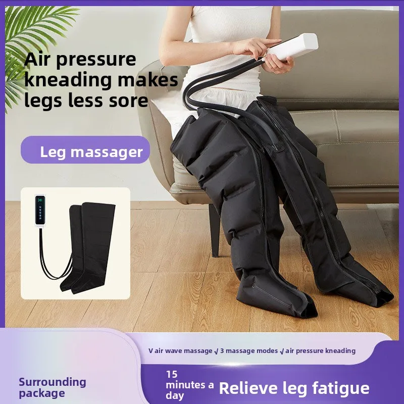 

Leg Massager Large Calf Foot Sole Air Wave Massage Boots Airbag 3 Kinds of Intensity