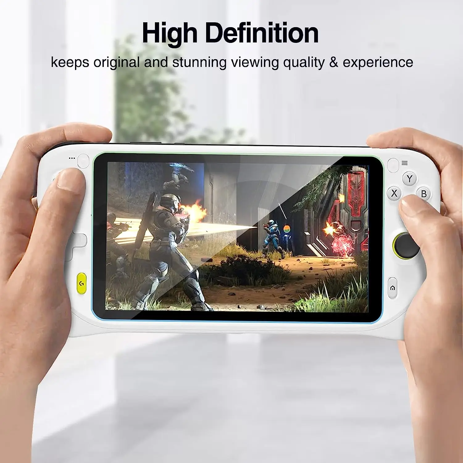 واقي شاشة من الزجاج المقسى فائق الدقة ، حافة مستديرة ، واقي مضاد للخدش لـ Logitech G Cloud ، لعبة 7 بوصة ، 3 حزم