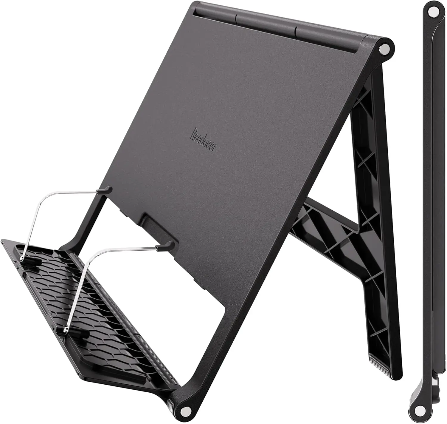 

Adjustable Book Stand for Thick Textbooks, Portable & Lightweight, Black