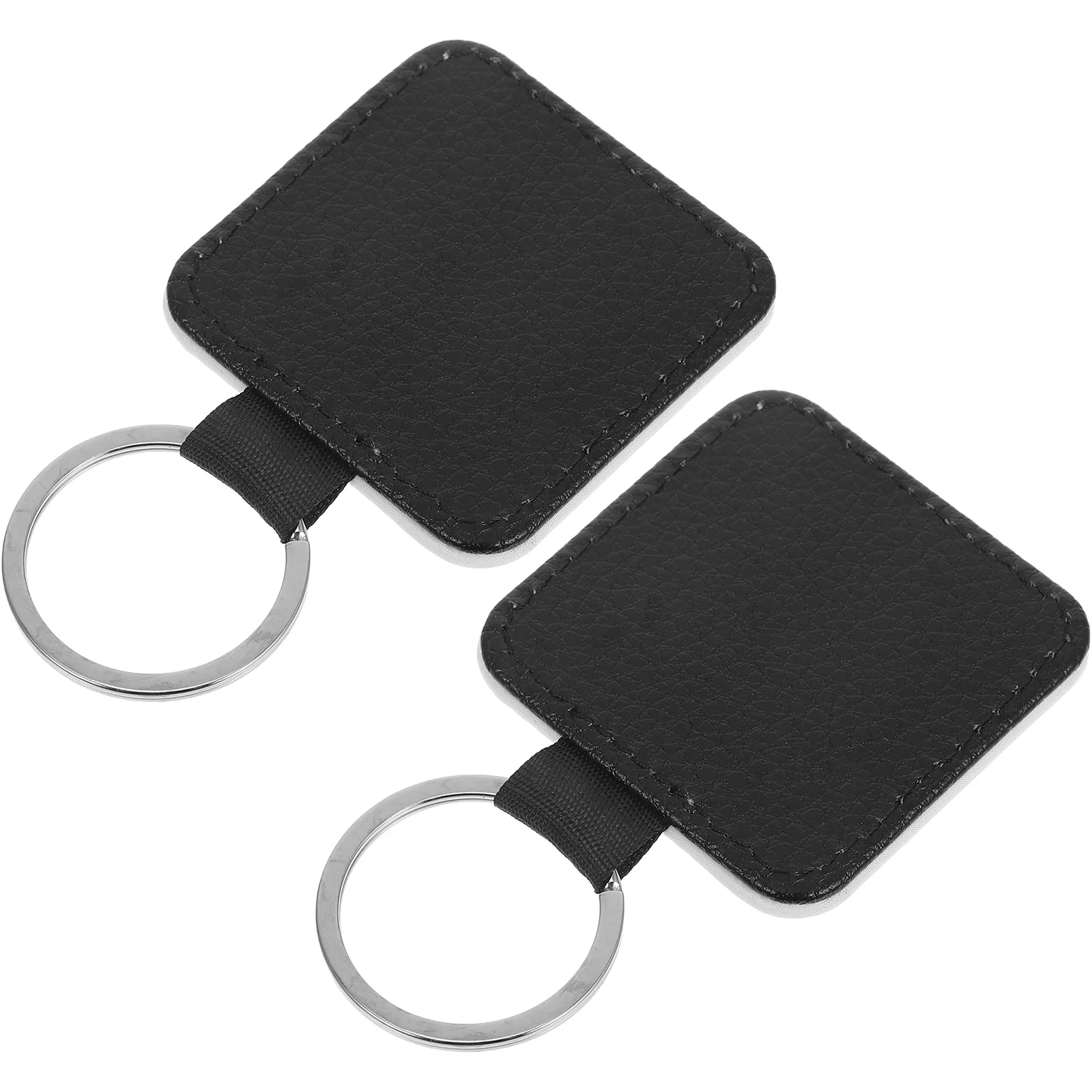 

2 шт., сублимационные брелки в форме сердца из искусственной кожи, двухсторонний пустой брелок для рукоделия «сделай сам», креативное теплопередающее украшение для аксессуаров