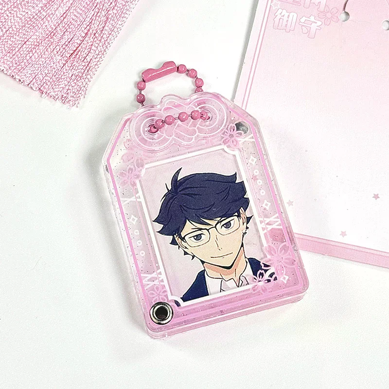 Portable Card Sleeve Acrylic Photo Pendant Lightweight Versatile Photo Pendant Kawaii Photo Display Card Sleeve