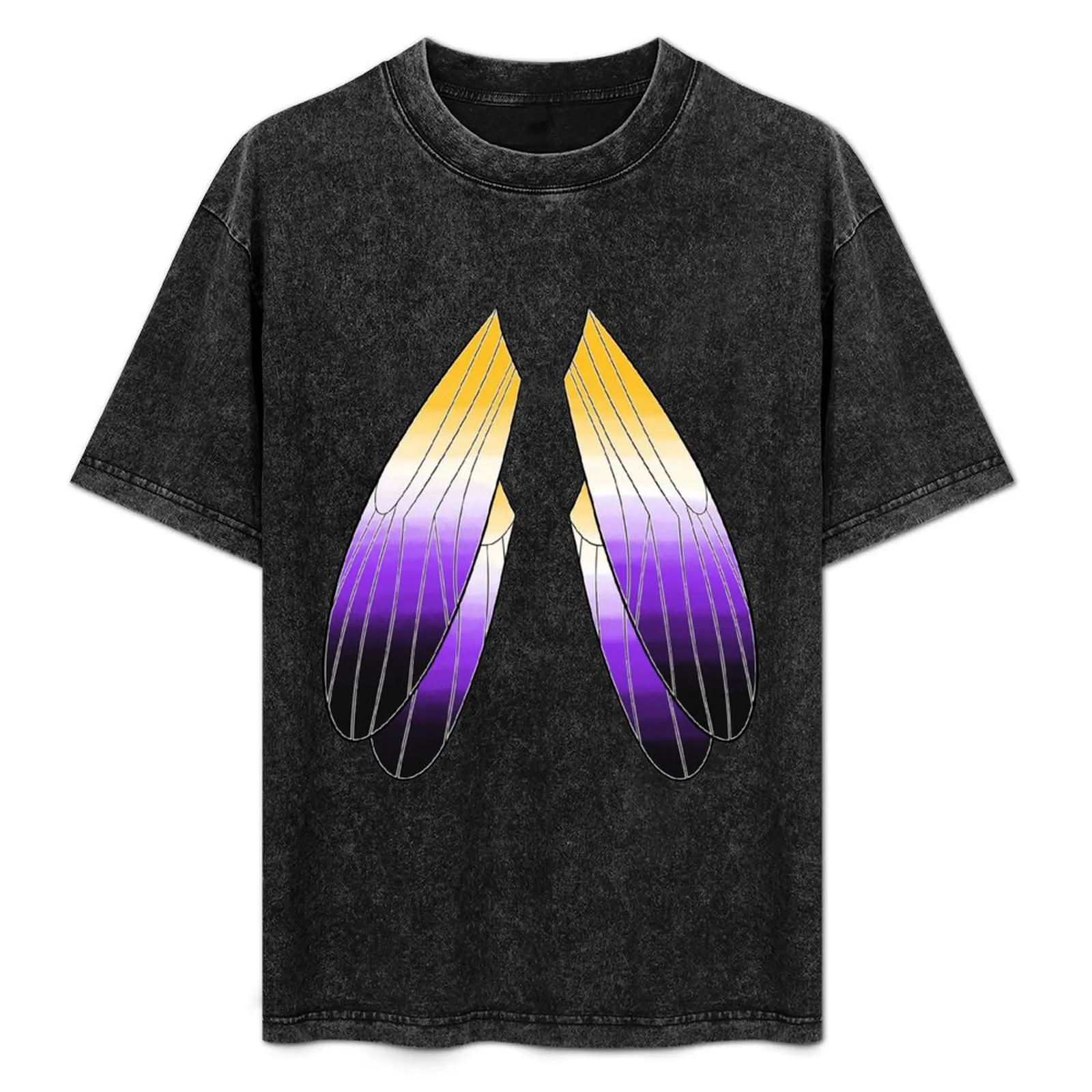 

Spread Your Wings: Nonbinary T-Shirt Basic Short Sleeve T-Shirt for Men