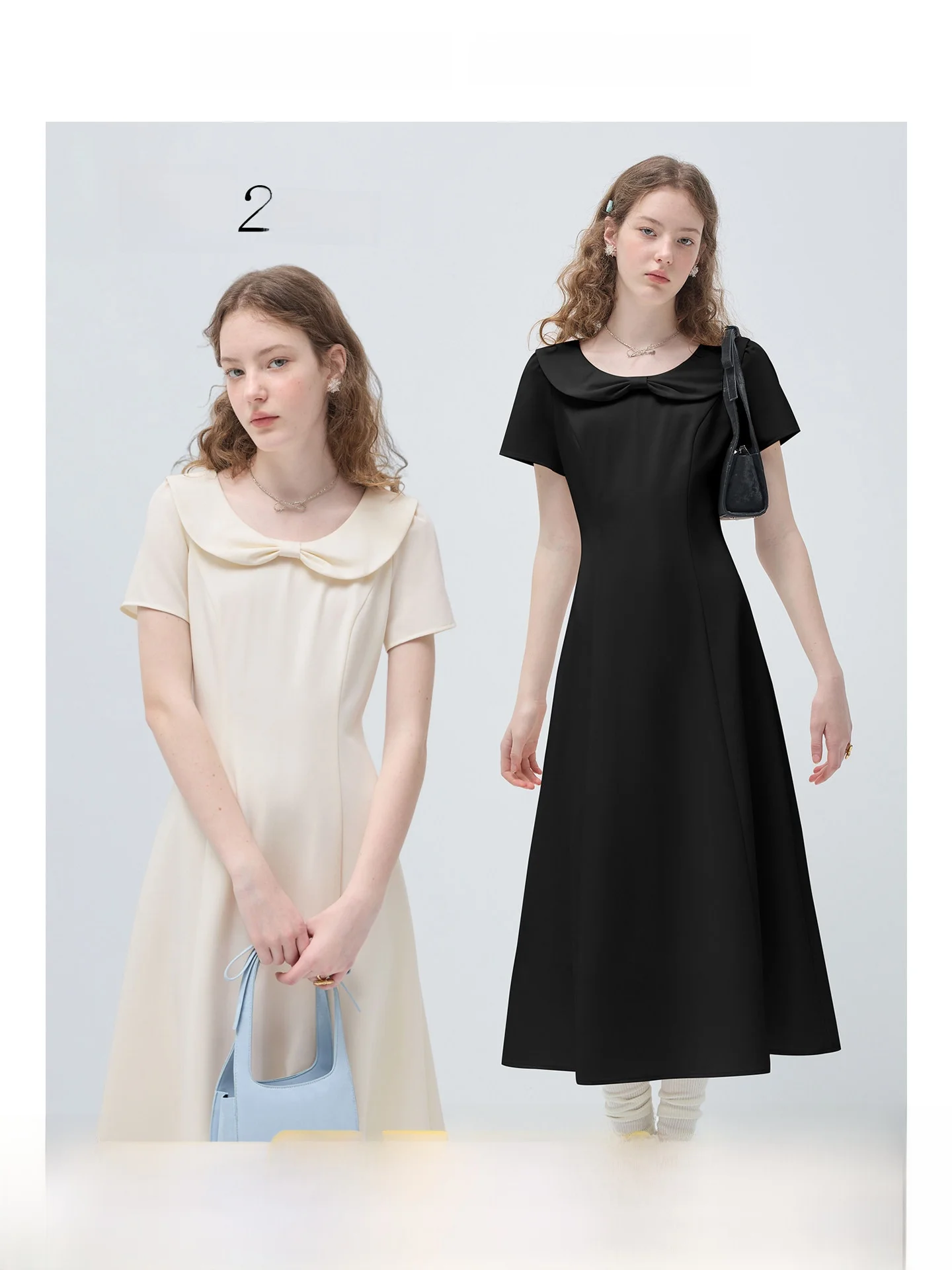 

Flowing Waist Slimming Long Dr plus Size Women's Clothing Commute Sle A-Line Skirt ort Sve Casual Spring Dr