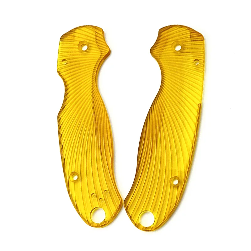 1 par de remendos de escalas de faca dobrável pei para facas originais para3 c223 material de remendo feito sob encomenda acessórios diy