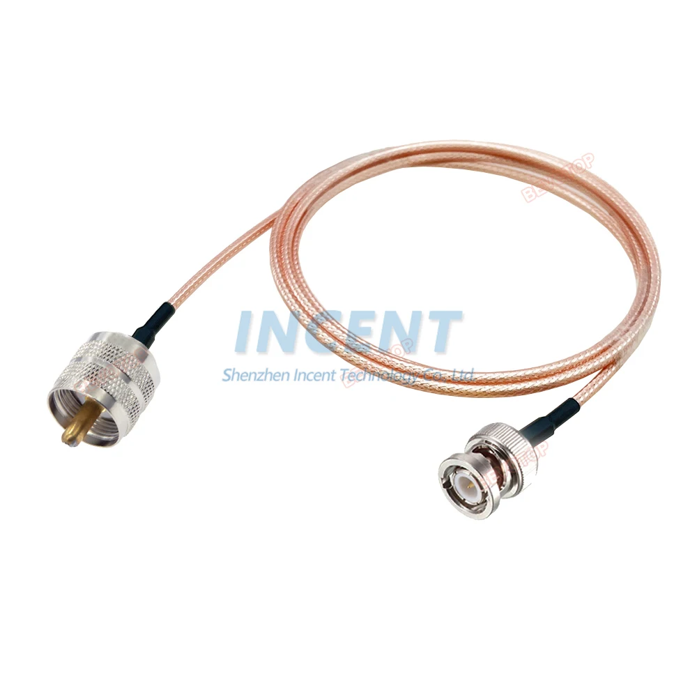 VOIONAIR VOIONAIR UHF PL259 Male To BNC Male for Antenna Radio Cable RG316 RF Coaxial Cable