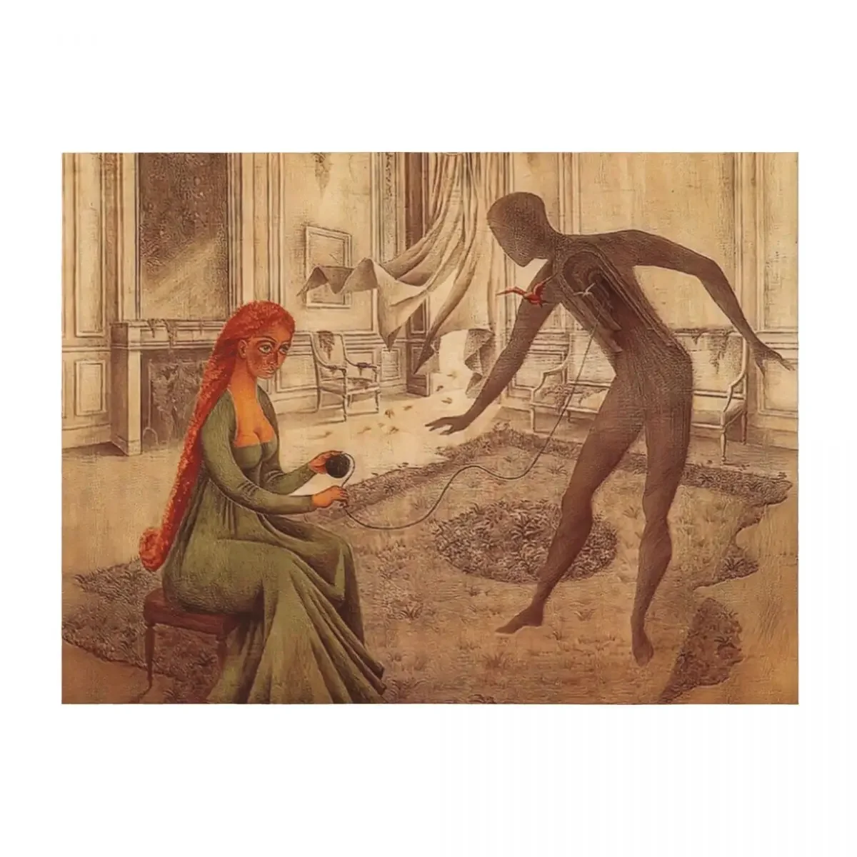 

Dead Leaves by Remedios Varo Throw Blanket For Sofa Thin Weighted Bed Shaggy Blankets