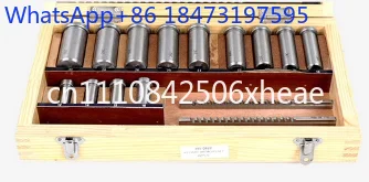 HSS Metric Keyway Cutting Tool for CNC Machine Precision, Broach Set, 22Pcs