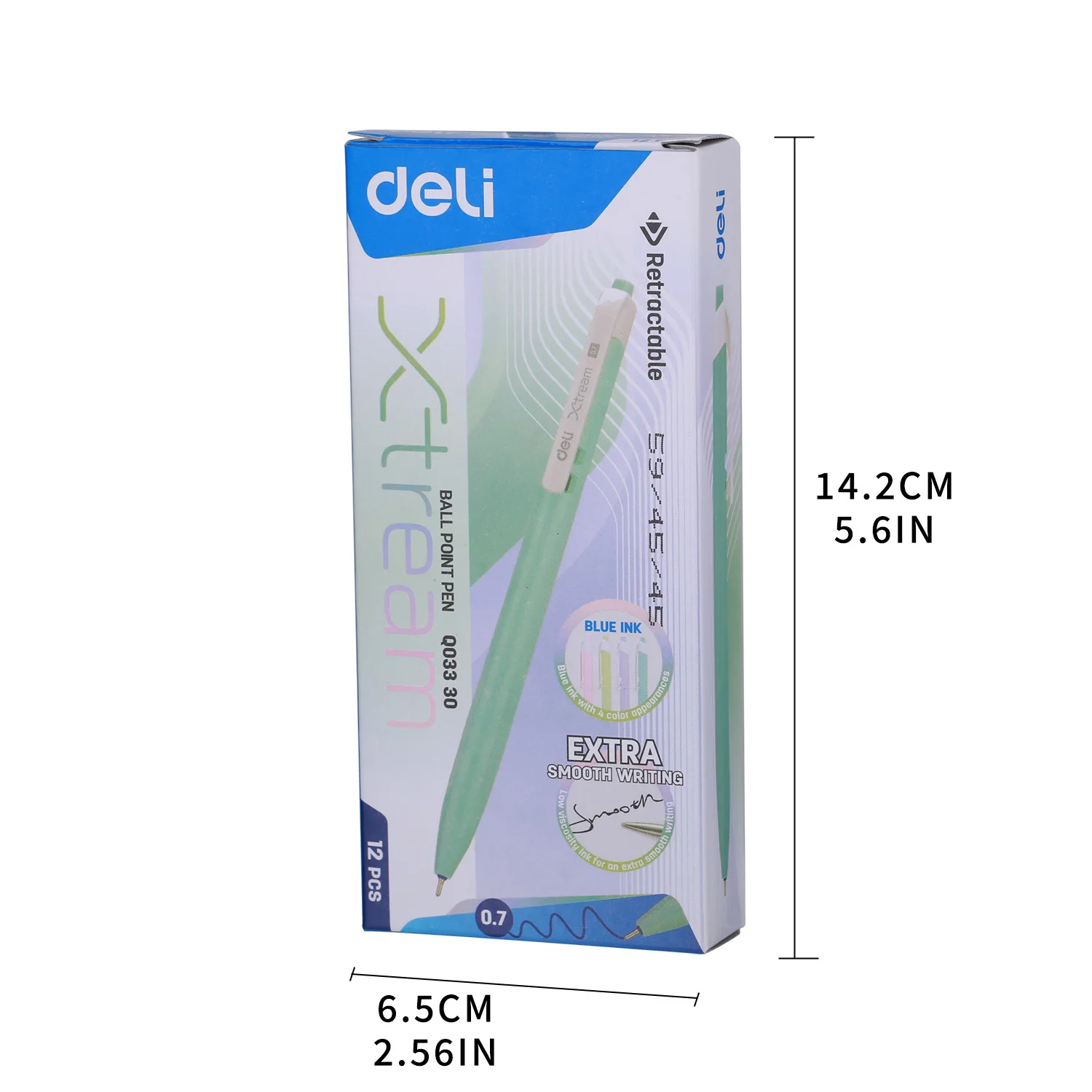 12 قطعة من أقلام حبر جاف موراندي مقاس 0.7 مم من ديلي - تصميم مشبك محمول للكتابة السلسة في المنزل والمكتب والمدرسة