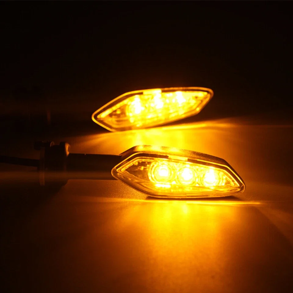 LED 12 فولت مقاوم للماء دراجة نارية بدوره إشارات مؤشرات مصباح لياماها MT09 MT07 MT FZ FZ8 FZ6 03 07 09 10 15 125 XJ6 الراسم 700