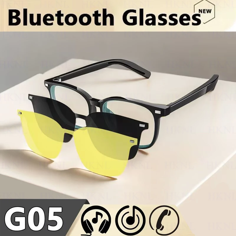 

Camera Smart Glasses Bluetooth Call Voice Assistant Listen Music Glasses Smart Sports Polarized Sunglasses Anti-Blue Eyeglasses