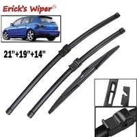 Erick's Wiper LHD Front & Rear Wiper Blades Set For Mazda 3 BK 2004 - 2008 Windshield Windscreen Window Rain Brushes 21\