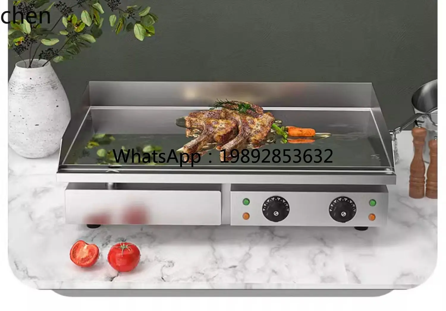 electric grill, enlarged and thickened grilled cold noodles, squid teppanyaki fried rice, pancakes, machine equipment, stall