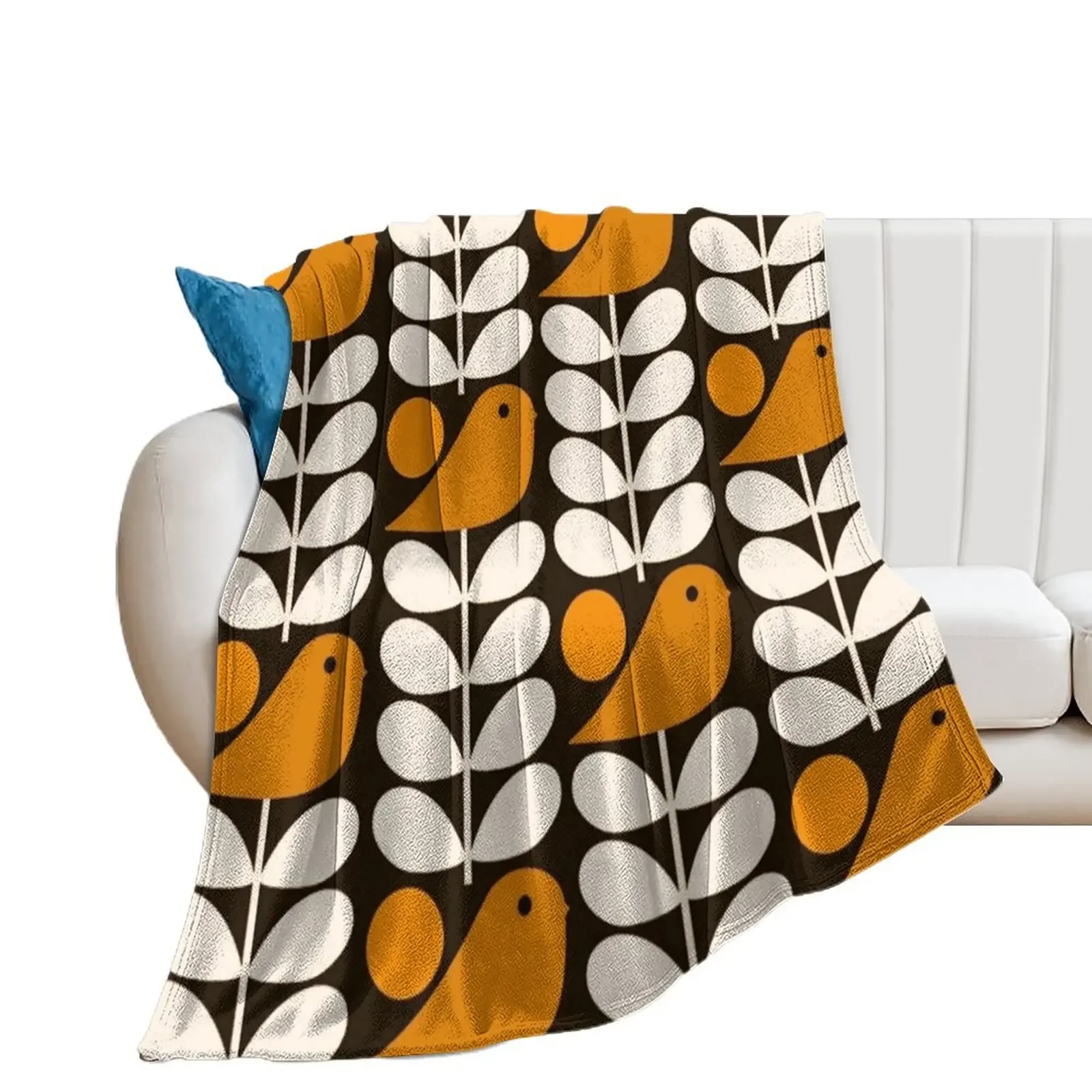 orla kiely birds, kiely pattern, orla kiely design, Throw Blanket Decorative Sofa Designers Comforter Blankets