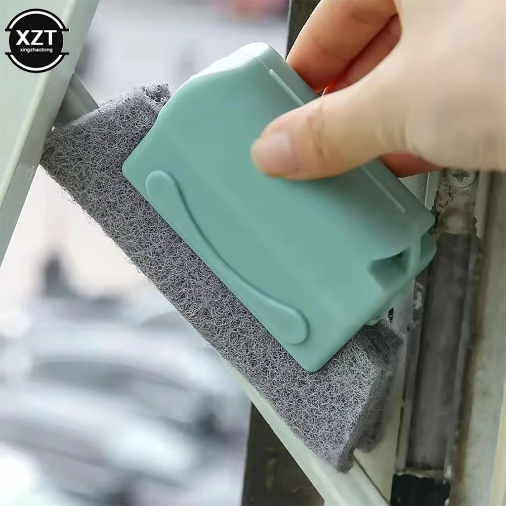 Creative Magic Window Cleaning Brush Window Groove Cleaning Cloth Windows Slot Cleaner Brush Corners Gaps Clean Tool Quickly