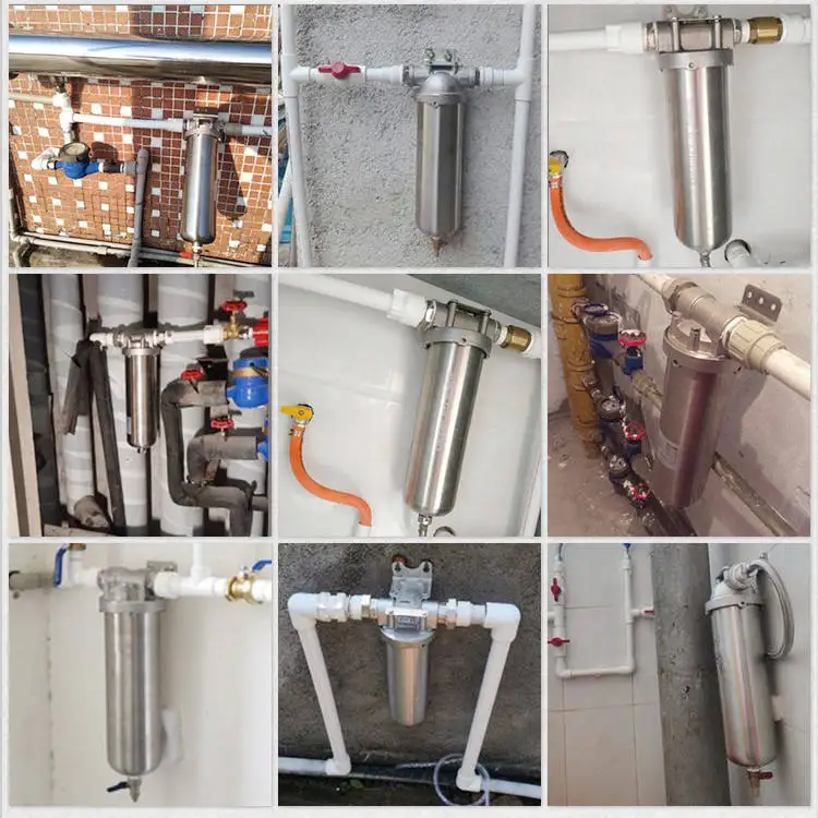 เครื่องกรองน้ำดื่มสำหรับบ้าน EIREE แบบกรองล่วงหน้า สำหรับน้ำบาดาล ใช้ได้ทั้งบ้าน ผลิตจากสแตนเลส 304 ไหลแรง พร้อมระบบล้างย้อนกลับ