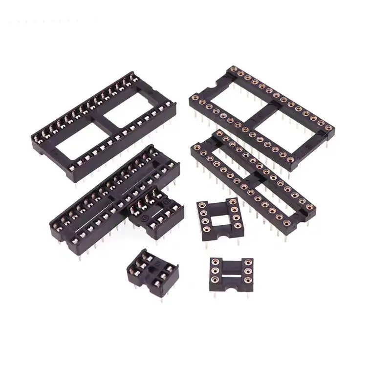 IC المقبس DIP-6/DIP-8/DIP-14/DIP-16/DIP-20/DIP-24/DIP-28/DIP-40/DIP-42 رقاقة قاعدة لوحة دوائر كهربائية متكاملة البقعة