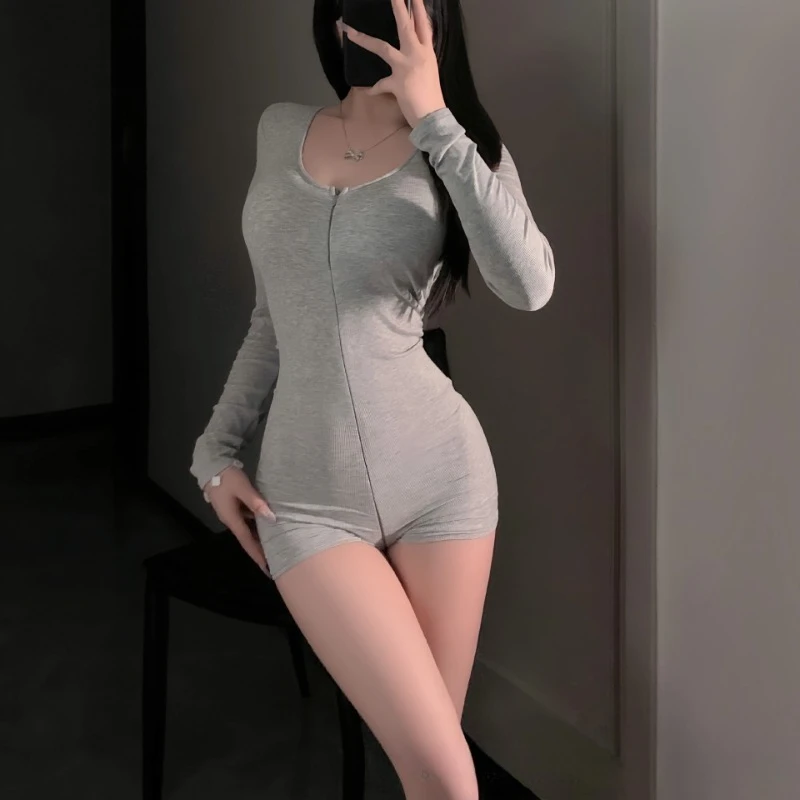 

Sexy Deep V Yoga Pant Nightwear Teddy Lenceria Sexi Para Mujer Open Crotch Bodysuit Sexy Lingerie Secretary Uniform Body Suits
