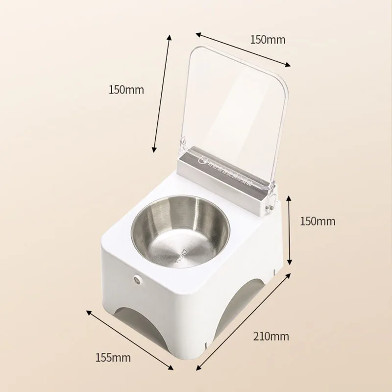 Slimme Kattenbak Voederbak Kat Hondenvoer Infraroodsensor Automatische Open Deksel Slimme Feeder Anti-Muis Kattenvoer Dispenser