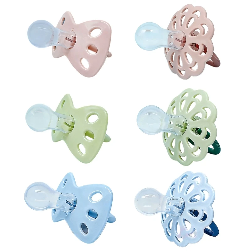 

R66D Flower / Bowknot Shaped Pacifier For Newborns Make Of Silicone