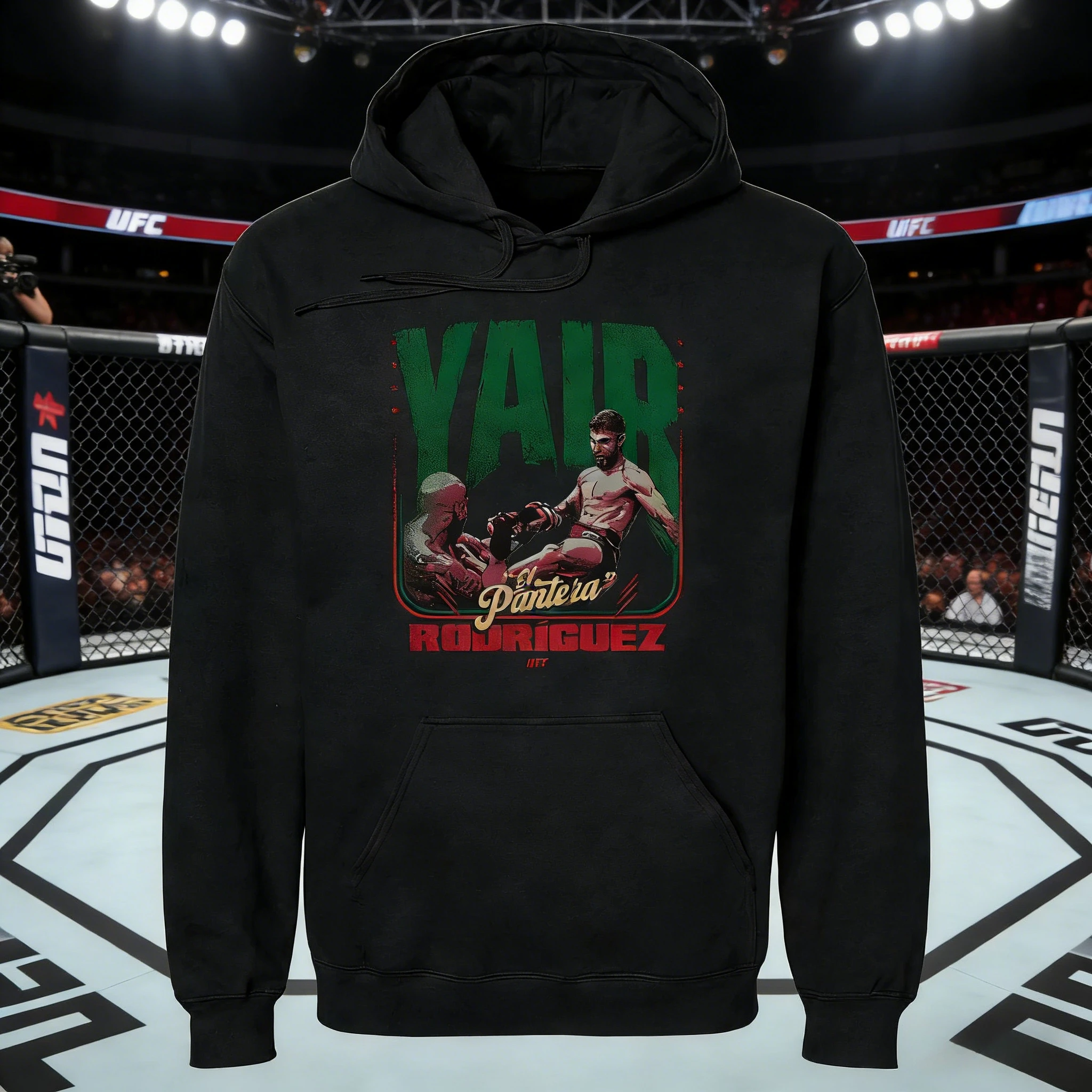 

Осень/зима 2026, UFC Yair Rodriguez, боевая толстовка с рисунком, женская модная свободная повседневная хлопковая теплая толстовка, пальто унисекс