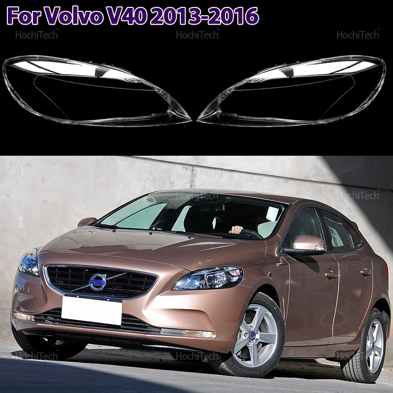 

For Volvo V40 2013 2014 2015 2016 Auto Accessory Replace Transparent PC Lights Shell Headlight Lens Cover Accessories