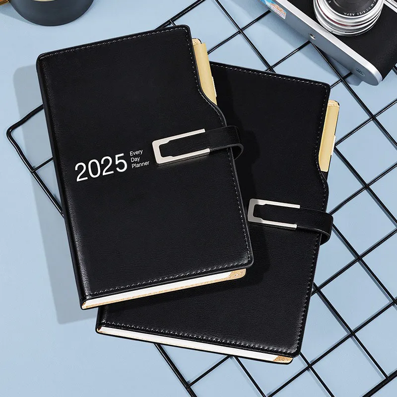 2025 Plan A5 Schedule Calendar Daily  Notebook A6 Handbook School Sketchbook Note Book Student Diary  monthly plan Notepad