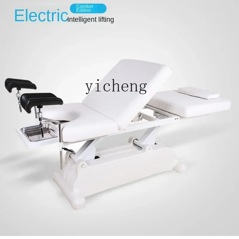 XL electric lifting beauty bed white intelligent lifting micro-adjustment diagnostic bed