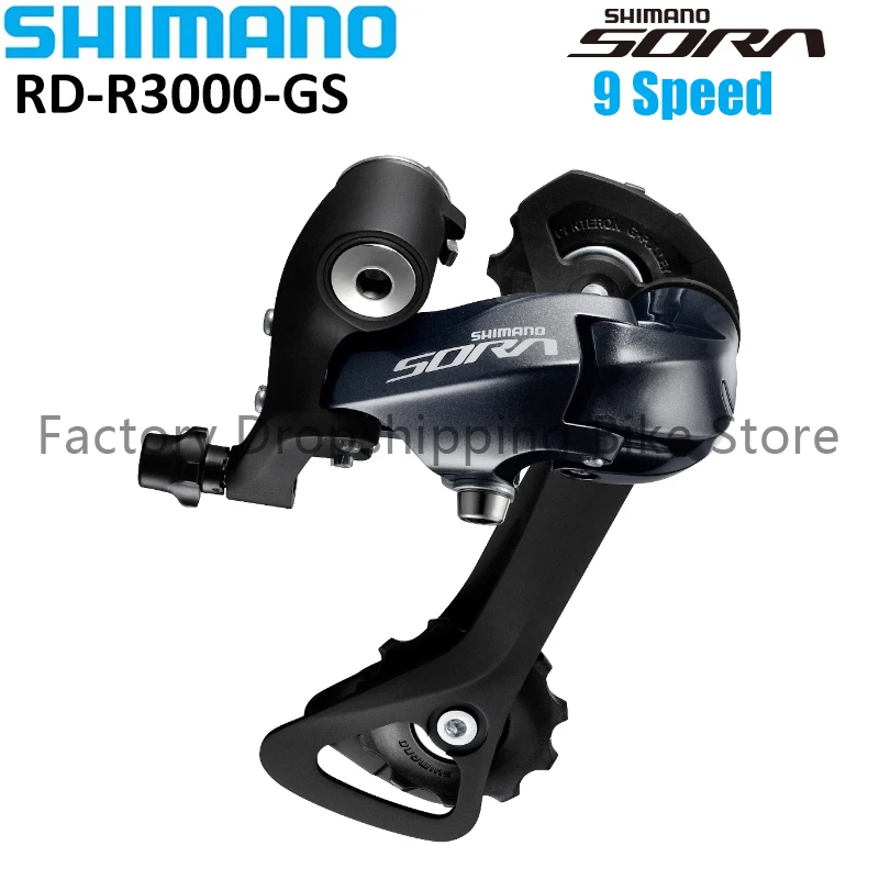 SHIMANO SORA R3000 2x9 Speed Road Bike Groupset DUAL CONTROL LEVER ST Medium Cage Rear Derailleur Shifter Original Bicycle Parts