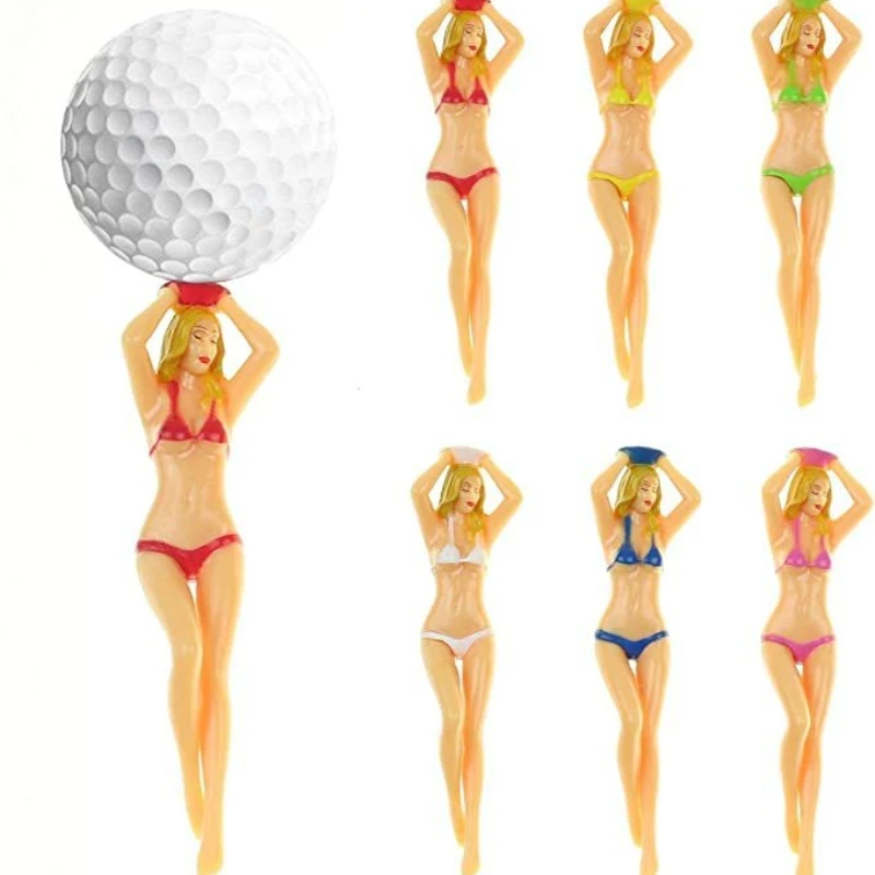 Plastic Golf Nail Personality Outdoors Portable Golf Nail Funny Stable Small Tee Stand Professional Sports Accessories Gifts