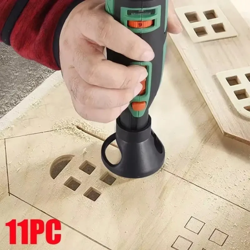 Localizador de madeira com roteador de roteamento, conjunto de brocas, gravação rotativa, suporte de moedor elétrico de carboneto para ferramenta rotativa dremel