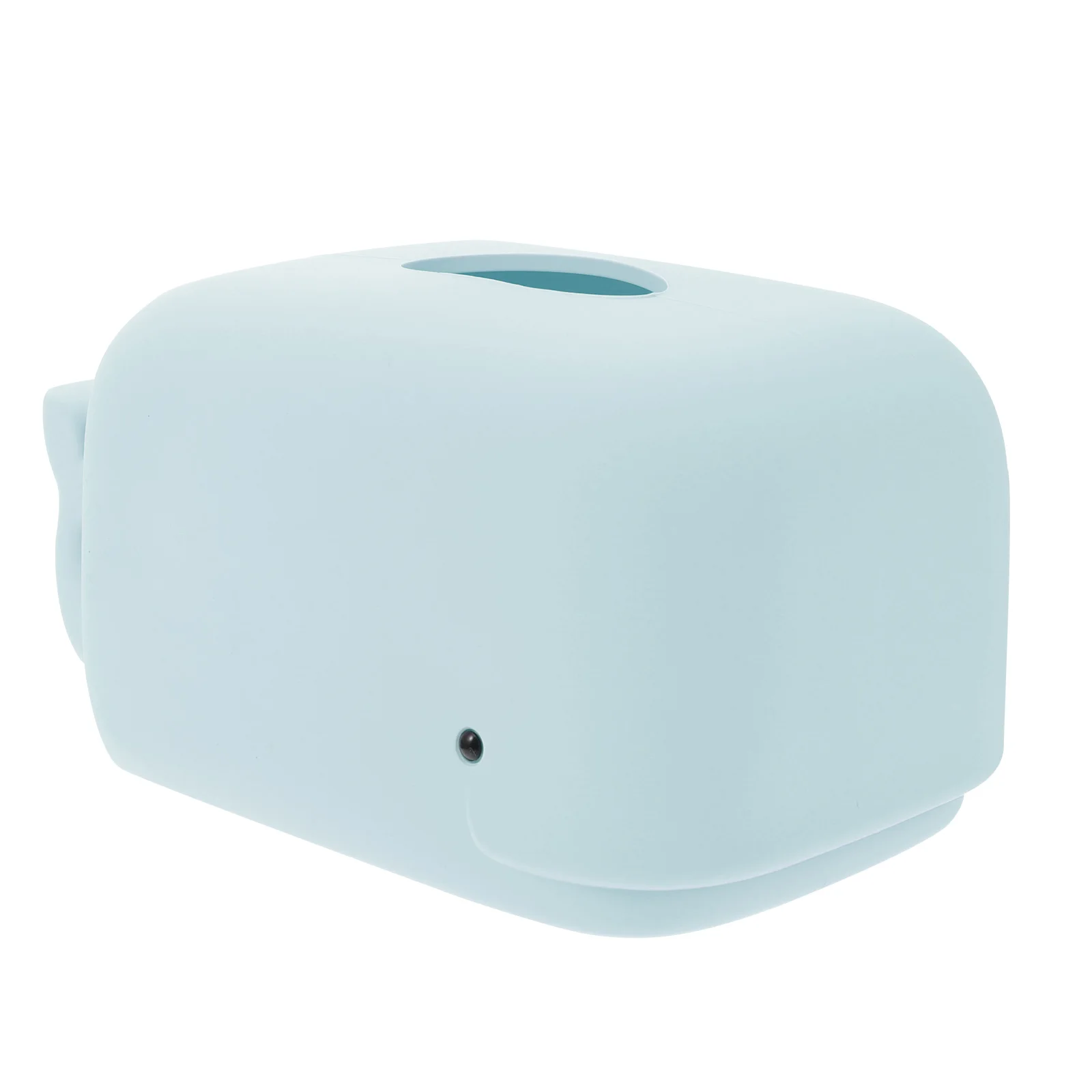 

Silicone Tissue Phone Holder Blue Desk Paper Case Home Office Tissue Box Storage Practical Lightweight