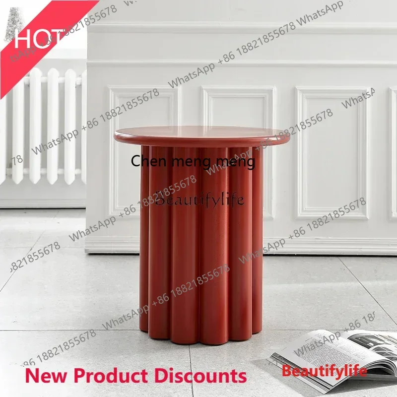 New style Solid wood column small round edge few simple modern style multi-color ss 8617