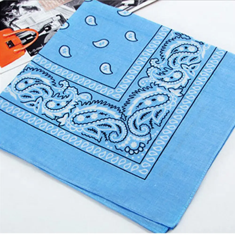 Fashion New Paisley Cute Cotton Wristband Bandana Handkerchief Head Wrap Neck