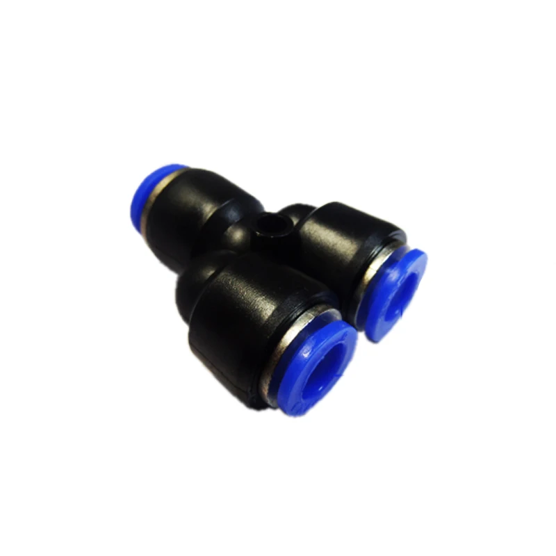 1PCS  PW8-6 Reducing Unequal Pneumatic Air Tube Fitting Connector , I.D One 8mm Two 6mm