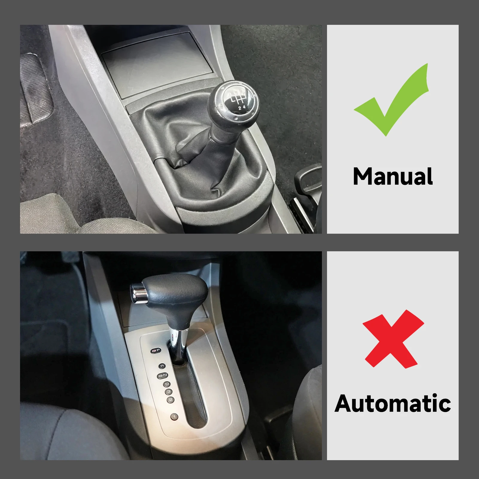 For SEAT Cordoba Ibiza 6L (2002-2009) Accessories. Carbon Fiber Interior Sticker. Car Center Console Gear Shift Trim Strip Panel view 6